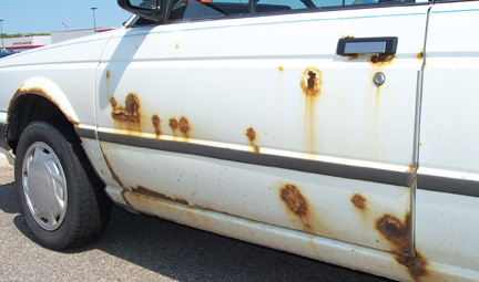 fix small rust spots on car